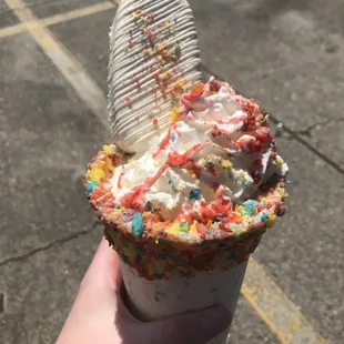 Fruity Pebbles Milkshake