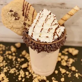 Chocolate Chip Cookie Coffee Milkshake!