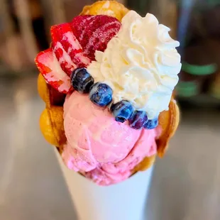 &quot;Summer Jam&quot; 
Bubble Waffle N&apos; Ice Cream!