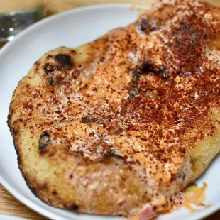 polenta bread with calabrian chili butter