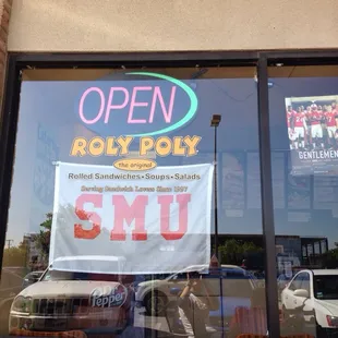 Front window.