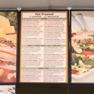 Great Menu Snapshot