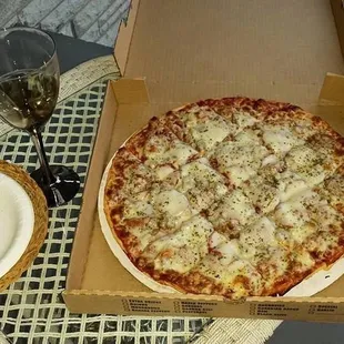 a pizza in a box