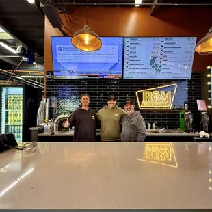 Chris, Noah and Brandon the owners !