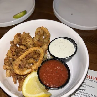 Fried calamari