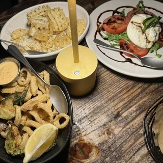 Waffle truffle fries