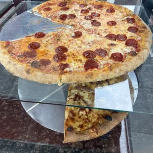 Top: Pepperoni Bottom: BBQ Chicken