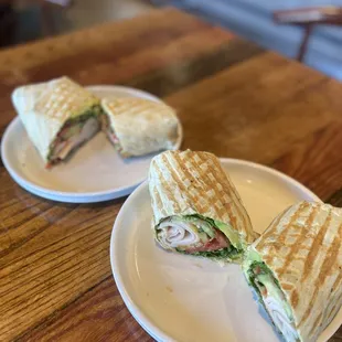 Spinach tortilla wrap