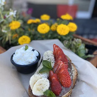 Very Berry Nutella Toast