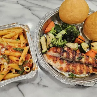 Grilled Salmon ($26.95). Expensive, but delicious! 2/18/2024