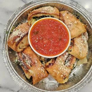 Spinach Bread ($13.25). My favorite! 2/18/2024