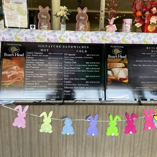 Menu Wall