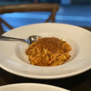 Fettuccine alla bolognese