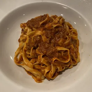 fettuccine alla bolognese