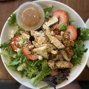 Strawberry chicken salad