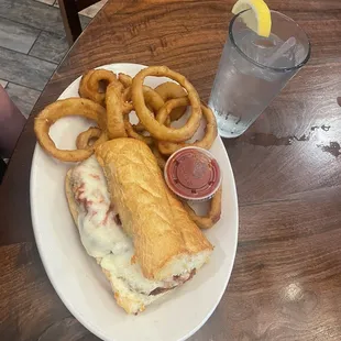 Eggplant Parmesan Sandwich