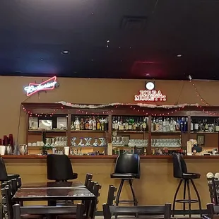 a man sitting at the bar