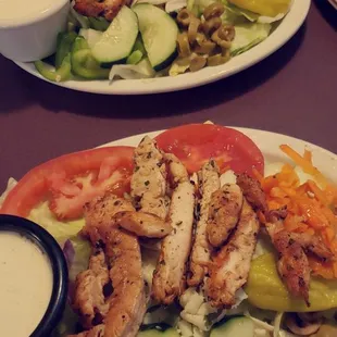 Grilled chicken salad