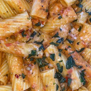 Spicy rigatoni