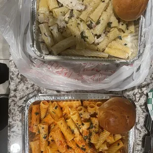 Top: RCBA Bottom: Roma Rigatoni