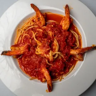 Shrimp fra diavolo