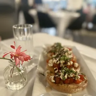 The bruschetta