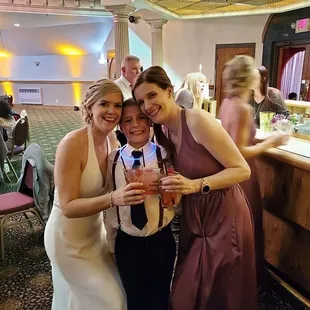 Kiddie cocktails at the bar