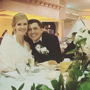 We had the head table down the middle