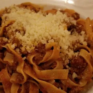 Bolognese fettuccine