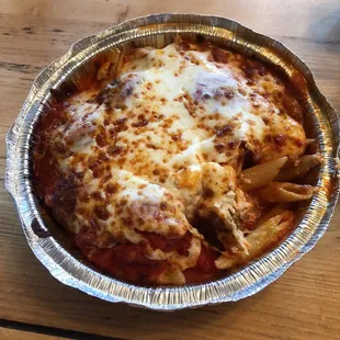 Baked Ziti with Meatballs. Delicious!