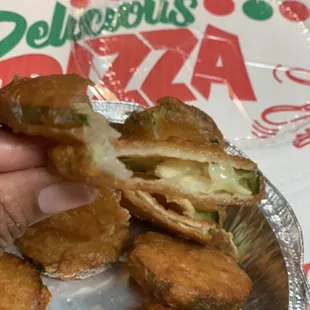 12 Pieces Fried Zucchini }:{