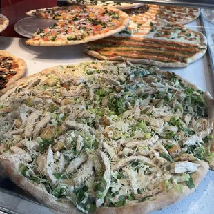 Chicken Caesar Pizza Slice