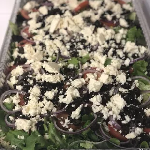 Catering Greek Salad tray