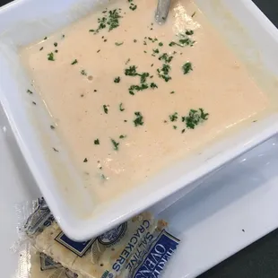 Lobster and crab bisque