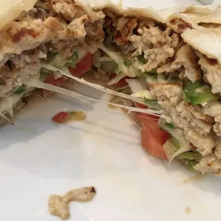 Chicken philly wrap on special for $7.95