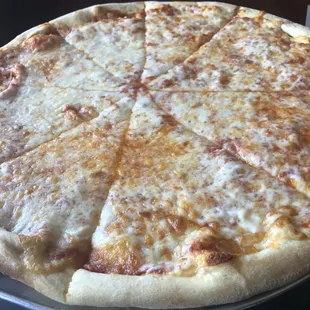 a cheese pizza