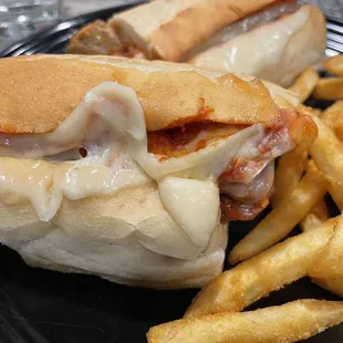 Meatball Parmesan Sub