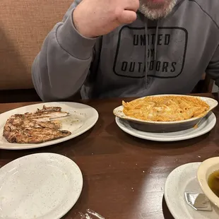 Baked ziti with grilled chicken