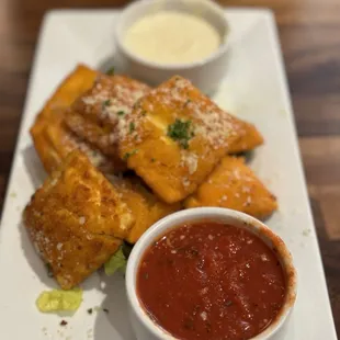 Fried ravioli