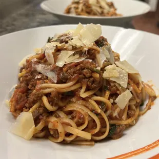 Spaghetti meat sauce