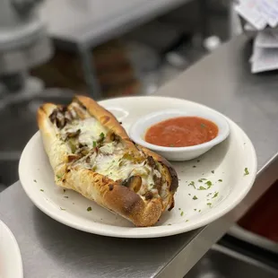 Philly cheese steak sub