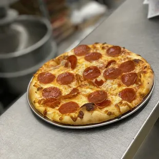 Pepperoni pizza