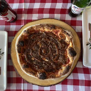 pizza, food