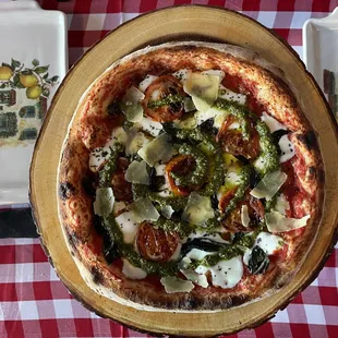 pizza, food