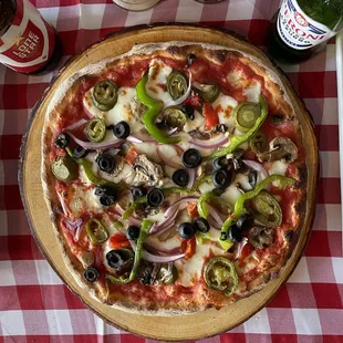pizza, food