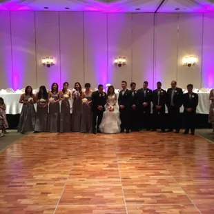 Biggest bridal party I've seen!