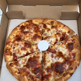 a pizza in a box