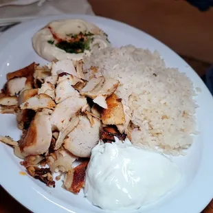 a plate of food