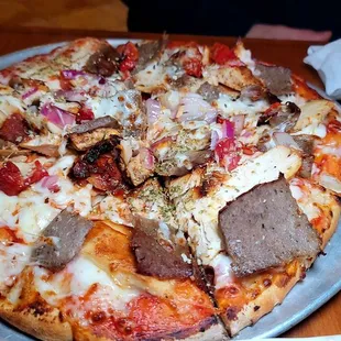 Shawarma Feast Pizza