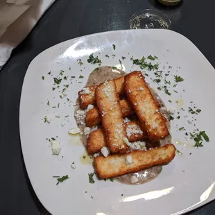 Flaming saganaki